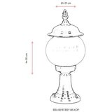 Opviq Vanjska zidna lampa BSU-68187-BSY-M5-KOP, 50 cm, IP65, E27, 40W, Crna | Eponuda.ba
