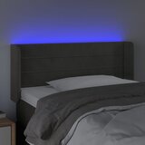  LED uzglavlje tamnosivo 103x16x78/88 cm baršunasto | shoptok.hr