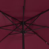  Vrtni suncobran Bordeaux Crvena 295 x 295 x 245 cm | shoptok.hr