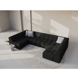 Micadoni Crna kutna garnitura (u obliku slova "U") Kendal – | shoptok.hr