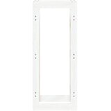  Stalak za drva za ogrjev bijeli 41x25x100 cm masivna borovina | shoptok.hr