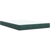  Box spring postelja z vzmetnico temno zelena 140x200 cm žamet, (21310469) | Shoptok.si