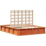 Krevetna konstrukcija Vosak smeđa 140 x 190 cm | shoptok.hr