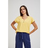 Moodo Women's blouse with buttons - yellow | shoptok.hr
