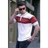 Madmext Polo T-shirt - White - Regular fit Cene