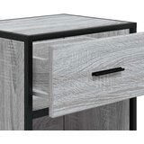 vidaXL Nočna omarica siva sonoma 40x31x50 cm inženirski les | Shoptok.si