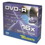  DVD-R TRAXDATA, 4.7GB, 16X, box 5 kom | Eponuda.ba