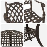  5-delni vrtni jedilni set bronasta lita aluminija, (22015315) | Shoptok.si