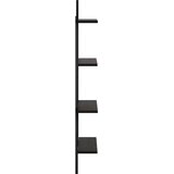  Zidna polica Crni hrast 61 x 13.5 x 105.5 cm Prerađeno drvo | shoptok.hr
