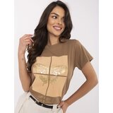 Calimera T-shirt-CLM-TS-1704.85-light brown | Shoptok.si