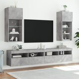 TV ormarići s LED svjetlima 2 kom boja betona 40,5 x 30 x 90 cm | Eponuda.com