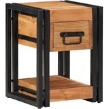  Noćni ormar Smeđa 30 x 30 x 40 cm Čvrsto drvo akacije | shoptok.hr