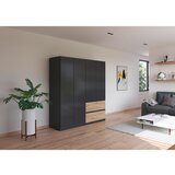 Rauch Möbel omara s klasičnimi vrati, siva, hrast artisan | Shoptok.si