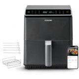 Cosori dual blaze 6.4L smart+ 5x skewers and grill, black | shoptok.hr