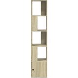 Regal za knjige boja hrasta 40x36x189 cm od konstruiranog drva | shoptok.hr