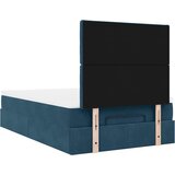  Okvir kreveta s madracima tamnoplavi 120x200 cm baršunasti | shoptok.hr