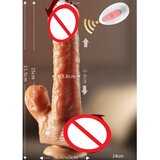 Jiuuy Električni realistični Dildoti 27006800 ABS TPE USB 50db, (21219151) | Shoptok.si