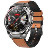 INF Smartwatch kompatibilen z Android in iOS - rjav usnjen+gumen pašček, 1.47in AMOLED, podpora ECG, (5000263682) | Shoptok.si