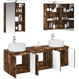  Set ormarića za kupaonicu 5 kom. Dimljeni hrast | shoptok.hr