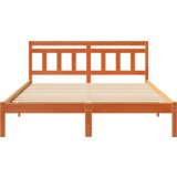  Konstrukcija postelje Rjava 150 x 200 cm Masivno borovo les, (5000123857) | Shoptok.si