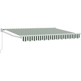  Povlačivi tende Zelena i bijela 3 x 2 m | shoptok.hr