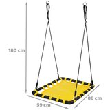 SKYFLYER pravokotna gugalnica – rumena | Shoptok.si