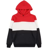 Urban Classics Sweater majica vatreno crvena / crna / bijela