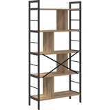  Polica Umjetnički hrast 75 x 30 x 156 cm Konstruirano drvo | shoptok.hr