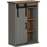 vidaXL Viseći ormarić HALDEN s kliznim vratima sivi 49x22,5x70 cm bor | shoptok.hr