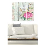 Wallity MDF151728446 multicolor decorative mdf painting (3 pieces) Cene