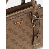 Guess Ročna torbica 'Leona' bež / kostanj rjava | Shoptok.si