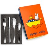 Zilverstad Otroški jedilni pribor iz nerjavečega jekla v srebrni barvi 4 ks Miffy – | Shoptok.si