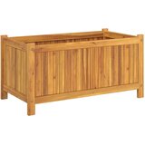  Vrtna sadilica s oblogom 80x42x40 cm od masivnog drva bagrema | shoptok.hr