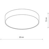  Brilagi-LED RGBW prigušiva plafonsko svetlo za kupatilo CLARE 1xE27/9W/230V IP54 Wi-Fi bež | Eponuda.com