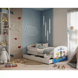 AJK Meble Otroška postelja Lucky 80x180 cm - bela