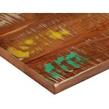 Stolna ploča 50x50x3,8 cm četvrtasta masivno obnovljeno drvo | shoptok.hr
