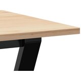  Blagovaonski stol Y-oblika 100x50x75 cm od borovine i čelik | shoptok.hr