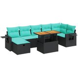  8-dijelni set vrtnih sofa od poliratana s jastucima sivi bagrem | shoptok.hr