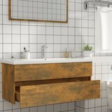 Ormarić za umivaonik boja dimljenog hrasta 100x38,5x45cm drveni | shoptok.hr