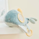 Nattou romeo, jules & sally aktivna igračka whale sally marble green 30 cm | shoptok.hr