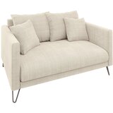 Ropez Krem sofa od šenila 140 cm Freya – Cijene