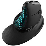 Delux Brezžična ergonomska miška M618XSD BT+2.4G RGB, (20773769) Cene