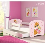 ACMA Dječji krevet s motivom, bočna bijela + ladica 180x80 cm - 33 Cats Cijene