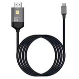 E-green Kabl 3.1 USB tip C - HDMI (30 Hz), metalni 1.8m crni | ePonuda.com