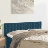  Uzglavlja tamnoplava 144x5x78/88 cm baršunasta | shoptok.hr