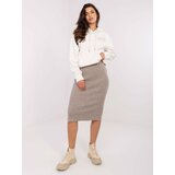 Sublevel Skirt-D93020M50243A2-dark beige Cijene