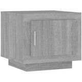 Maison Chic Klubska mizica - kavna mizica - Nizka mizica siva sonoma 51x50x45 cm konstruiran les, (21752571) Cene