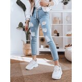 DStreet Spodnie damskie jeansowe SHERIA niebieskie | shoptok.hr