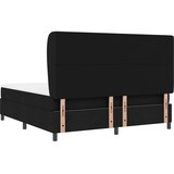  s opruga kutije s uzglavljem Crna 180 x 200 cm tkanina | shoptok.hr