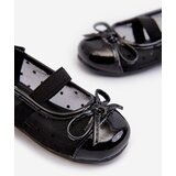 Boto Black Children's Ballerina Flats With Bow Jellema | Shoptok.si